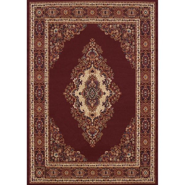 Homeric 1 ft. 11 in. x 7 ft. 4 in. Manhattan Cathedral Runner RugNavy HO926823